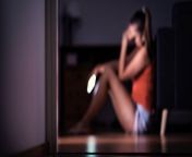 porn competing relationships sad woman phone dark blur girl.jpg from porn tonkatooal molic