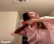 vlcsnap 2021 07 28 16h21m11s549.jpg from shows nip slip while combing her hair on live tiktok